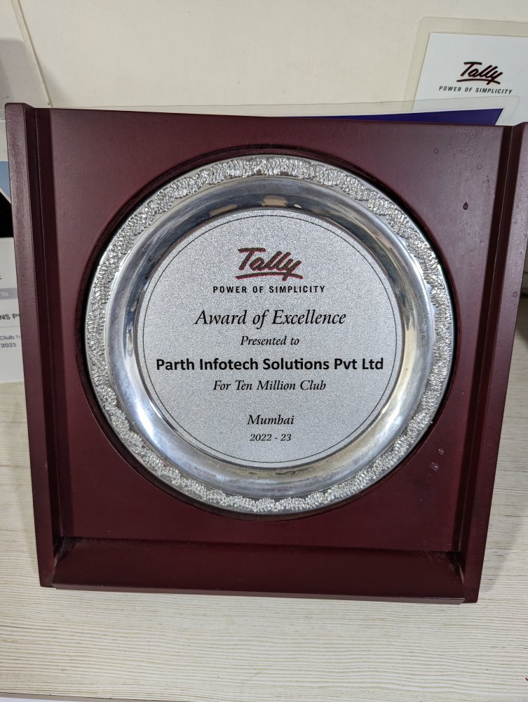 Award of Excellence for Ten Million Club 2022-23
